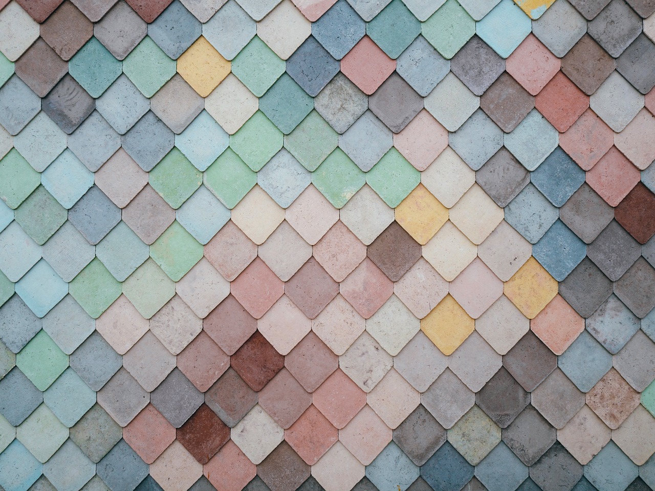 Groene en blauwe keuken mozaïekaccenten. Groene en blauwe keuken mozaïekaccenten.