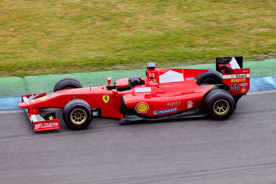 Vintage raceauto's in Formule 1 hoek. Vintage raceauto's in Formule 1 hoek.